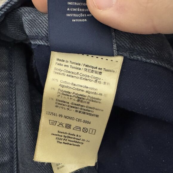 Scotch & Soda Ralston Jeans Mens 33x29 Blue Denim Zip Fly Cotton Casual - Picture 10 of 10